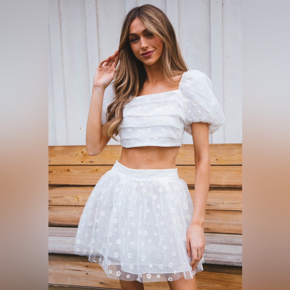 NWT Buddy Love Daisy Skirt and Top Set
